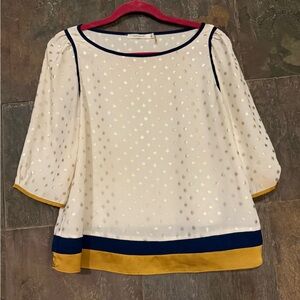 Lucyparis gold dot blouse